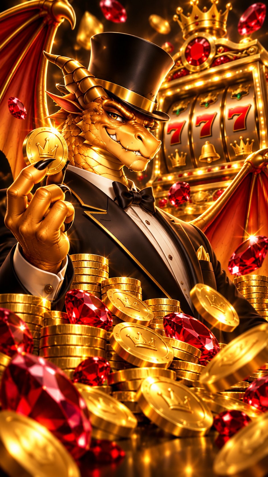 Вертикальный баннер Dragon Money